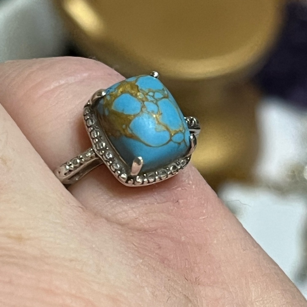 Sterling STS Jewelry Co. Turquoise Ring - Picture 7 of 12